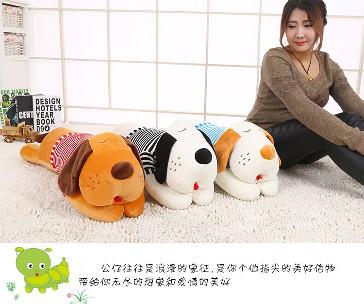 3 вида цветов с одеждой спальный Подушки детские плюшевые игрушки куклы подарок на день рождения большой головой собаки творческий подруга