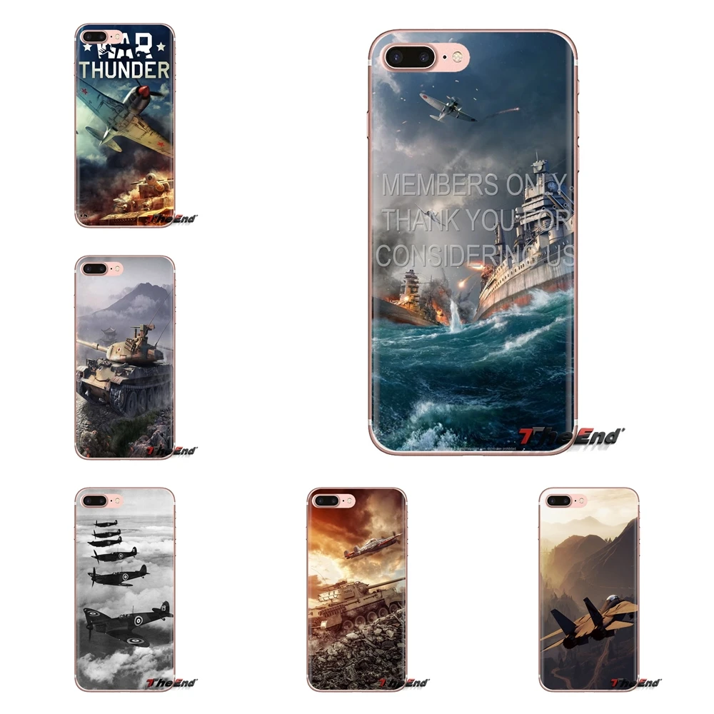 Soft Transparent Shell Covers For Samsung Galaxy A3 A5 A7 A9 A8 Star A6 Plus 2018 2015 2016 2017 world of warplanes video game |