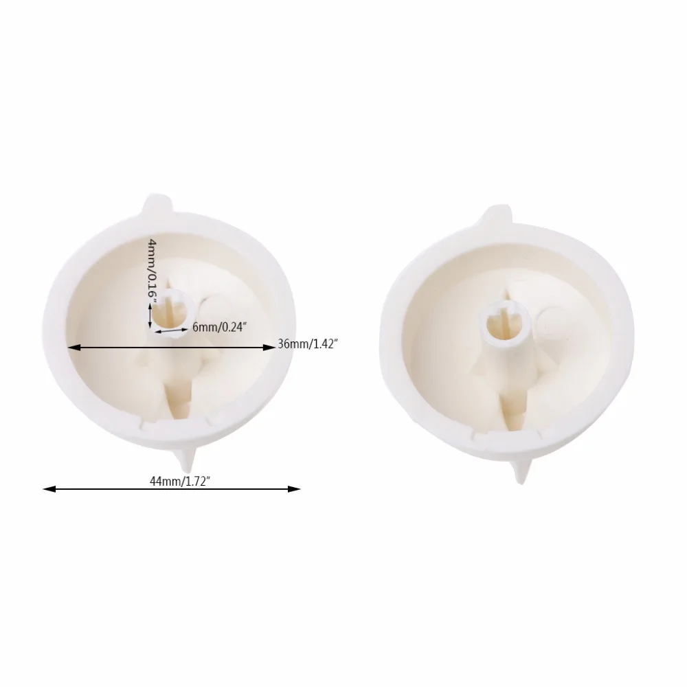 2 Manopole Timer Sostitutive Per Forno A Microonde | Plastica | Foro A D 6x4mm | Facile Installazione | Universali - Foto 5
