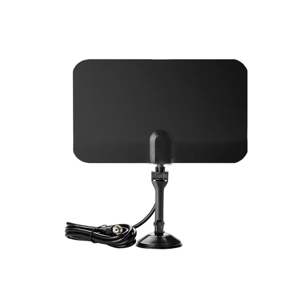 Thin Flat Indoor Antenna HD High Def TV Fox Scout HDTV VHF UHF DTV