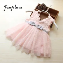 Fanfiluca/очень красивое платье с бантом для маленьких девочек; хлопковое мягкое Кружевное боди для новорожденных; костюм; одежда для малышей; высокое качество