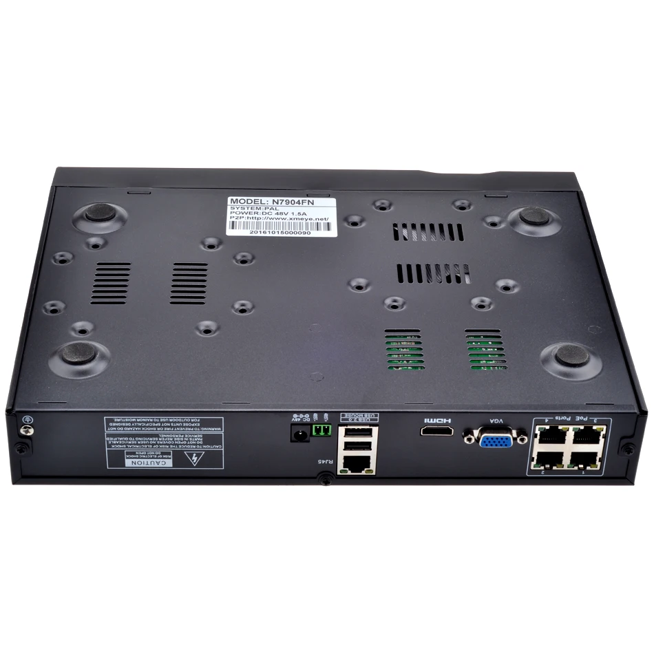 GADINAN 4CH 1080 P HDMI P2P POE NVR 48 V Вход IEEE802.3af коммутатор питания через ethernet внутри ONVIF xmeye PoE IP