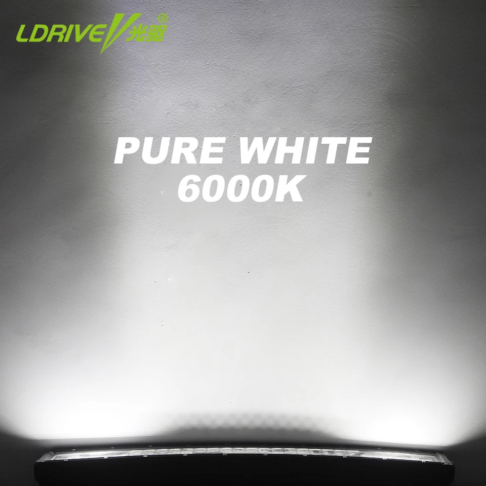 LDRIVE 7D изогнутый светодиодный светильник алюминиевый корпус 22 &quot324 Вт для