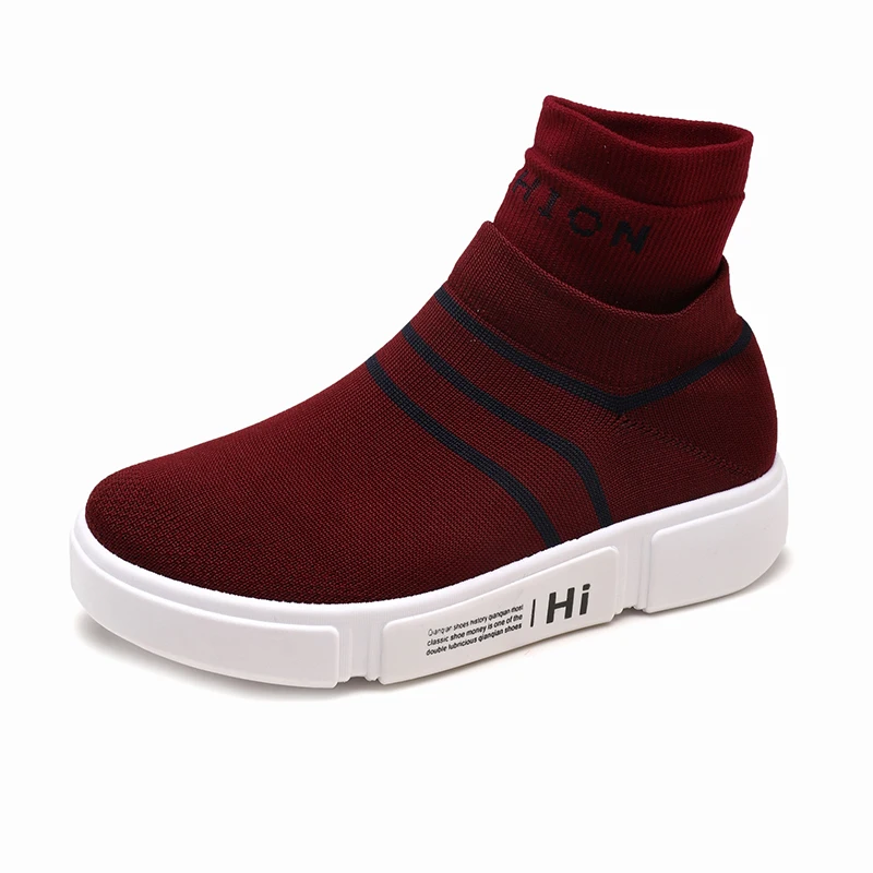 

2018 Summer New Arrival Platform Boots Women Breathable Mesh Lightweight Comfortable Running Sock Sneaker Outdoors Ladies Shoes