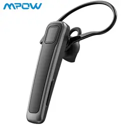 Mpow Bluetooth V4.2 один беспроводная гарнитура с 8 часов воспроизведения с шумоподавлением двойной микрофон Bluetooth наушники EM9