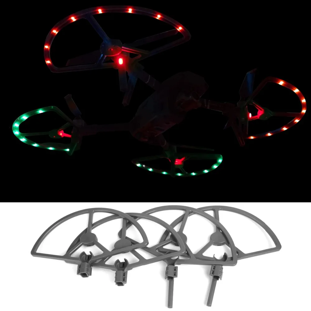 

LED Propeller Guards Integrated Landing Gear Stabilizers Extensions for DJI MAVIC 2 Pro Zoom