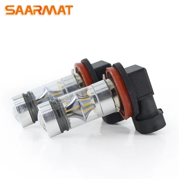 

2* H11 H8 H9 Canbus No error LED Bulbs Fog Lamp Daytime Running Light For Ford Mondeo MK3 MK4 C-MAX S-MAX FOCUS 01+ Fusion 12V