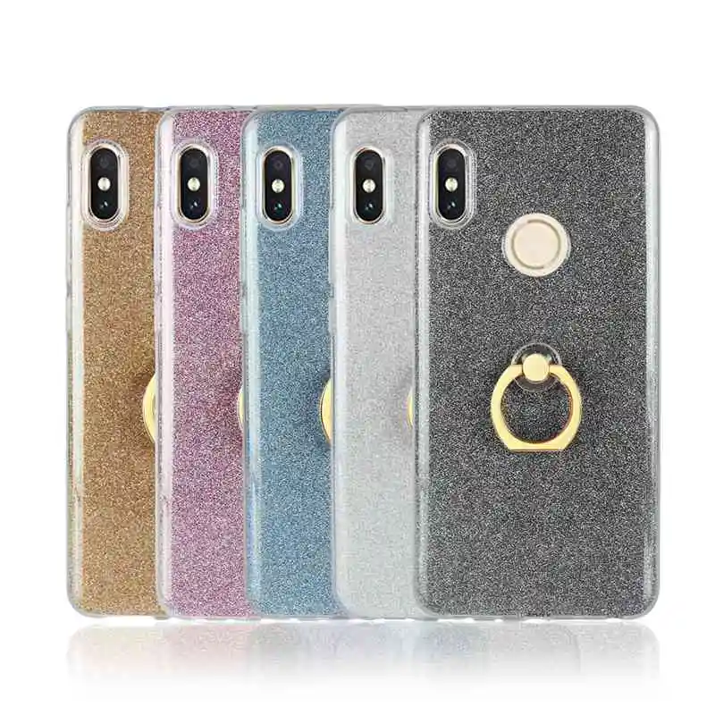 

Glitter Ring Case For Xiaomi Redmi 4 4A 4X 5 Plus 5A 6A 6 Pro S2 Cover Soft Phone Bag Case For Xiaomi Redmi Note 4 4X 5A 5 6 Pro