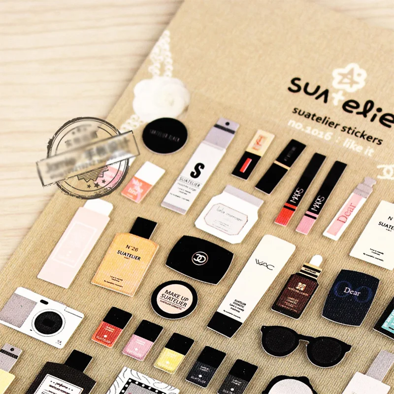 

Cosmetic Scrapbooking Sticker Decorative Sticker Diary DIY Decors Album Decals Notebook Planner Accessories Cute Gift Stationery