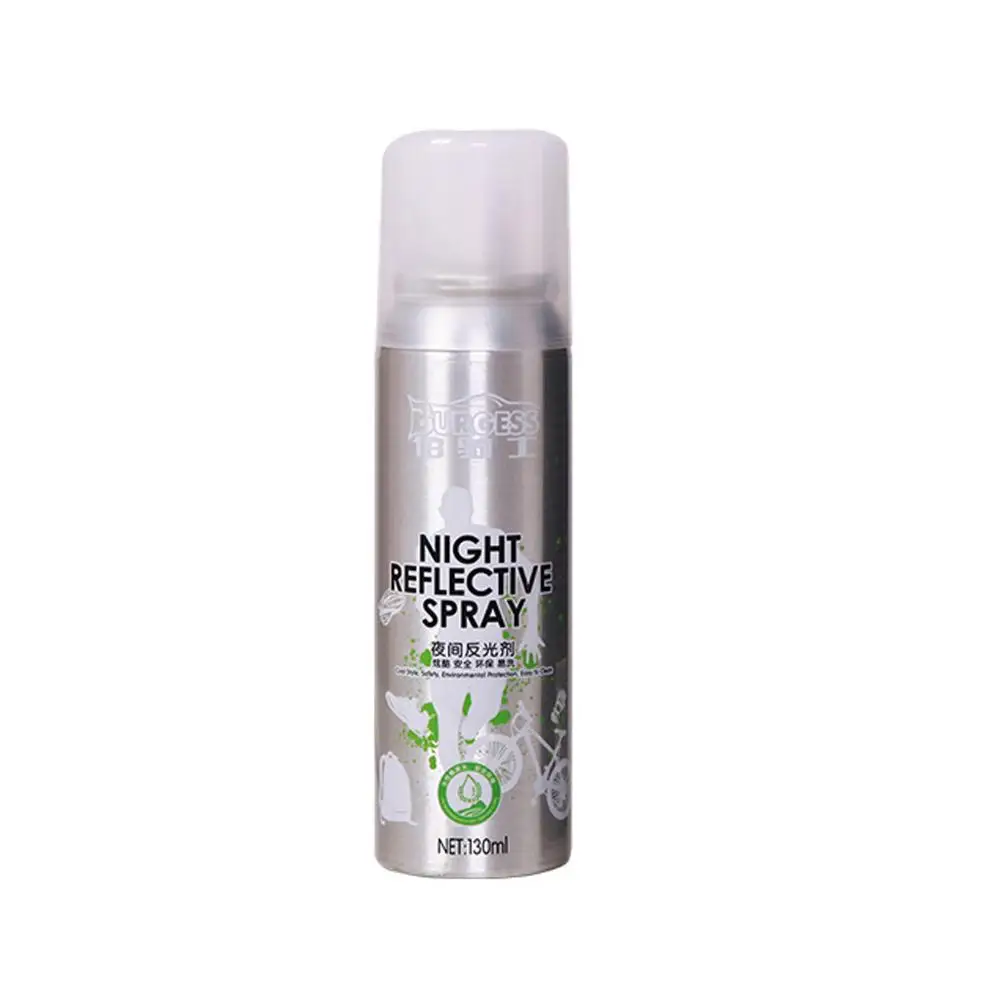 Night Reflective Spray Paint Reflecting Safety Mark Anti Accident Riding Bike Night Spray Environmental safety harmless#4J10