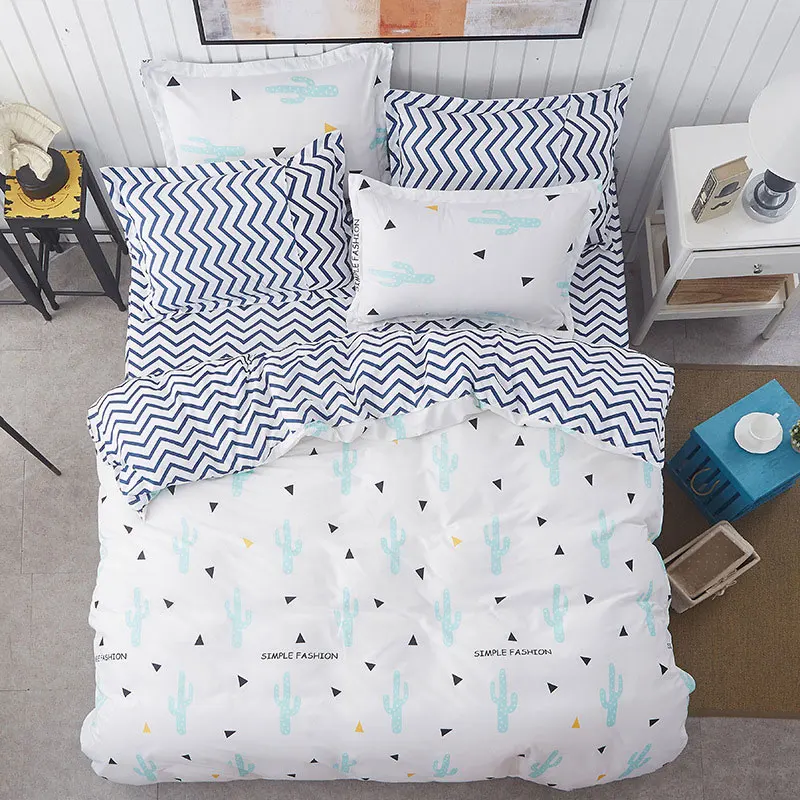 

Cactus 4pcs Girl Boy Kid Bed Cover Set Duvet Cover Adult Child Bed Sheets And Pillowcases Comforter Bedding Set 2TJ-61021