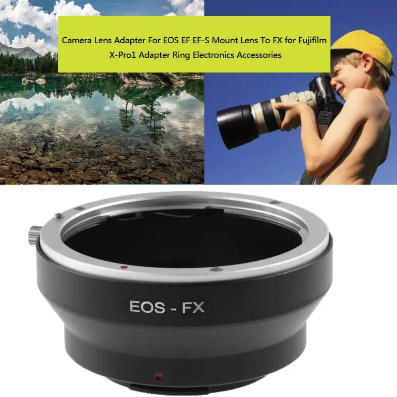 Универсальный ручной адаптер для объектива камеры Кольцо адаптер для объектива камеры для Canon EOS EF EF-S Крепление объектива к FX для Fujifilm X-Pro1