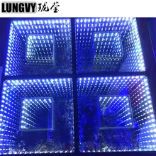 8 шт./лот) свадебное праздничное освещение 3D зеркало Dj СВЕТОДИОДНЫЙ танцпол для продажи