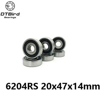 

1pcs 6204RS 20x47x14mm Hybrid ceramic ball Rubber Shielded Deep Groove Ball Bearing
