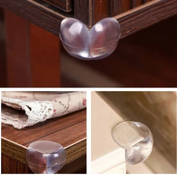 

4 PCS Silicone Table Corner Protector Child Baby Safety Protection Children Anti Collision Edge Corner Guards Furniture