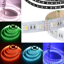 5M/lot DC12V RGBW/RGBWW 4 color in 1 led chip 60Leds/m 300leds Waterproof IP30/65/IP67 5050 SMD flexible LED Strip light