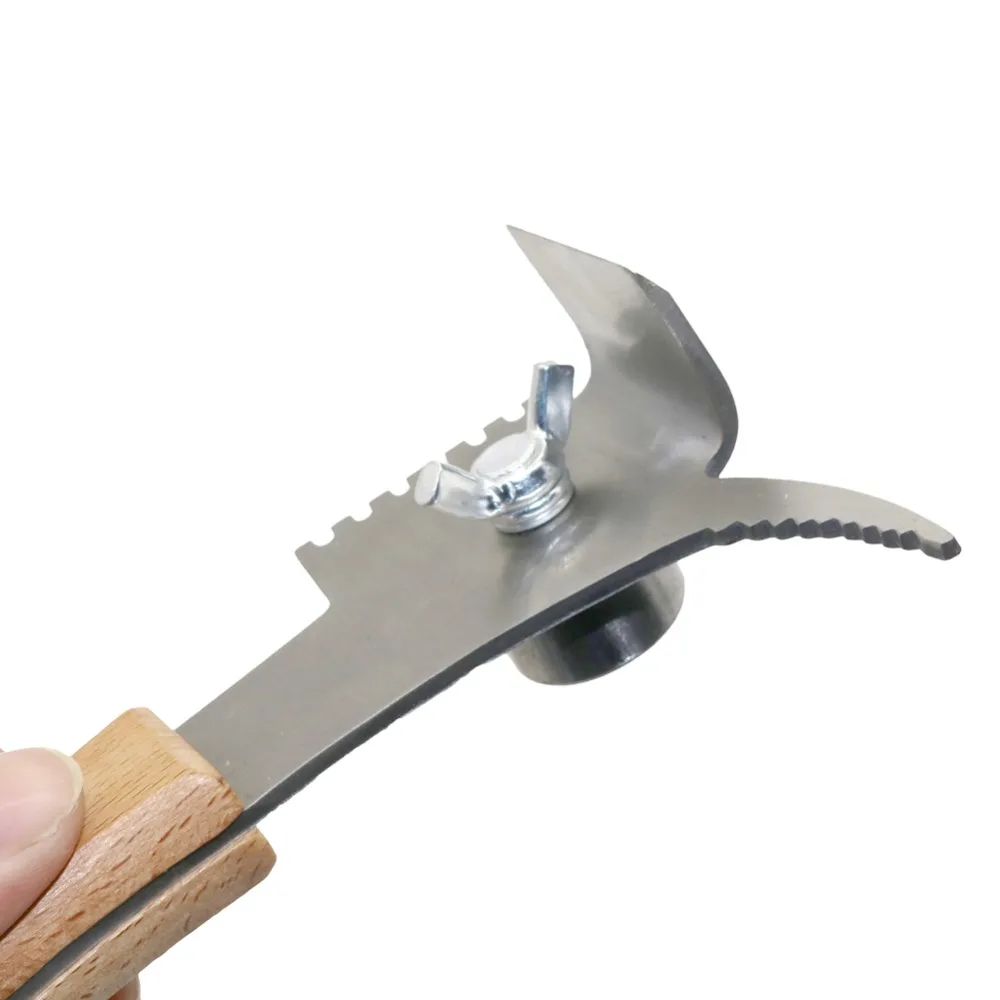Beekeeping Bee Hive Tools J Type Wooden Handle Cut Honey Knife Product Beehive Scraper For Beekeeper Supplies Equipment beekeeping tools,beekeeping accessories,beekeeping knife