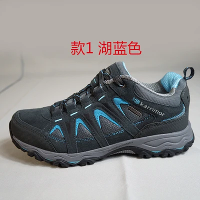 

Women outdoor hiking shoes ladies Karrimor breathable shockproof waterproof genuine leather walking shoes women sports sneakers