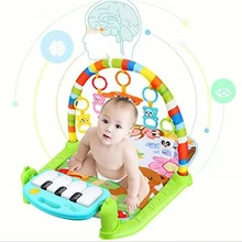 Детский мягкий игровой коврик музыкальный спальный колыбельный коврик для фитнеса для спортзала детский спальный защитный чехол Рождество