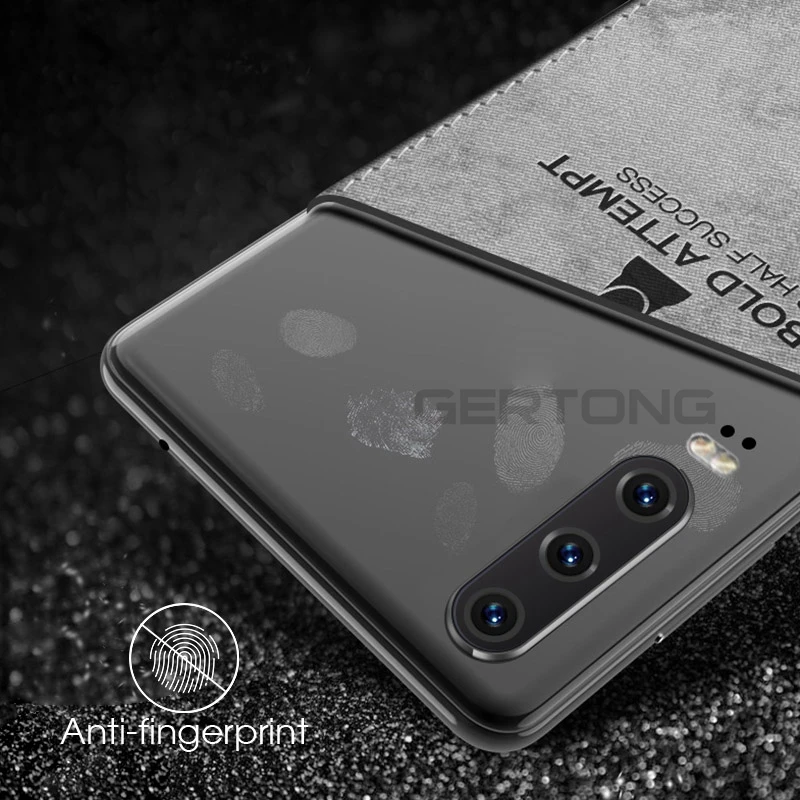 Тканевый чехол для телефона Huawei P30 Pro P20 P40 Lite мягкая жесткая задняя крышка из
