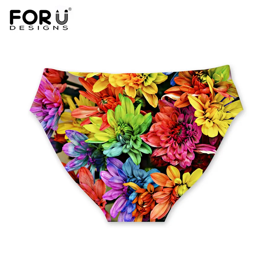 Женские бесшовные трусики с цветочным 3D рисунком размеры S XL|panties big size|seamless