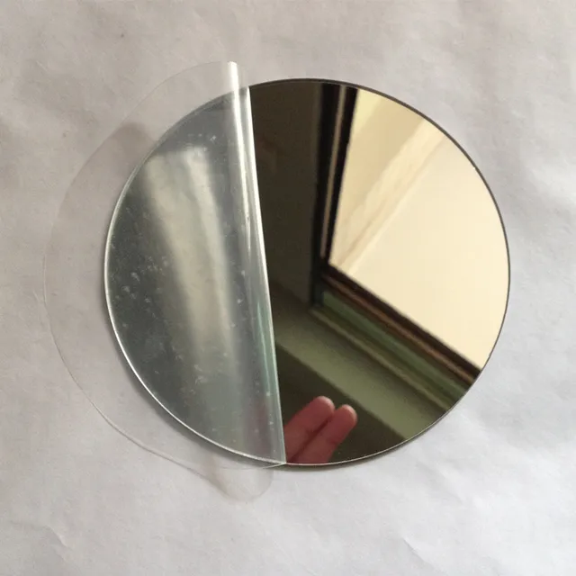 200pcs Acrylic Mirror D200x1mm Round Sheet Plastic PMMA Decorative