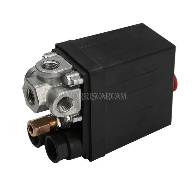 

175psi 220V 20A Heavy Duty Air Compressor Pressure Switch Control Valve 4 Port