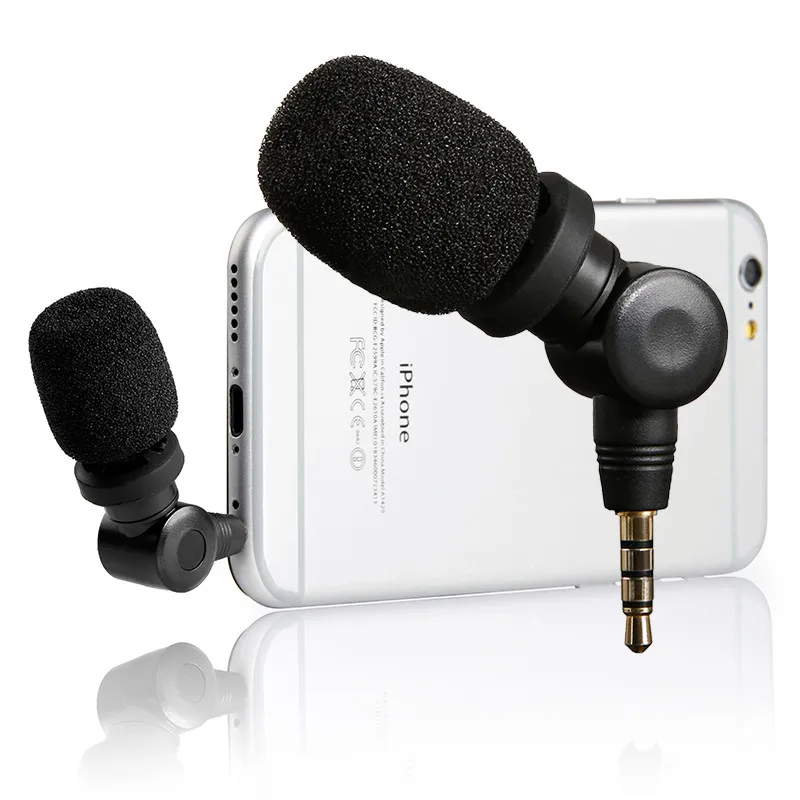 Saramonic SmartMic Гибкий микрофон с высокой чувствительностью для Apple IOS iPhone X 8 7 7 plus 6 iPad iPod Touch смартфон Vlog