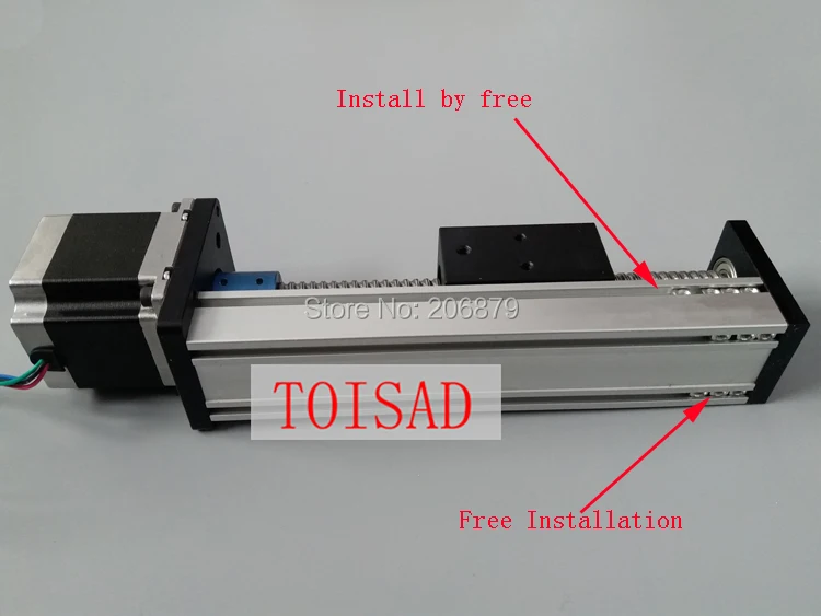 SGX 1610 400 мм ШВП направляющих линейный руководство перемещение стола Slip-способ+ 1 шт. Nema 23 двигатель 57 Шаговые двигатели