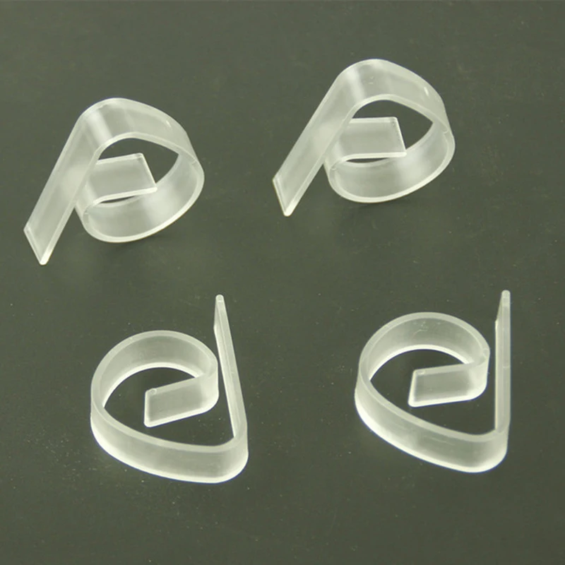 Plastic Clear Tablecloth Table Cover Clips Holder Clamps For Party Wedding A*