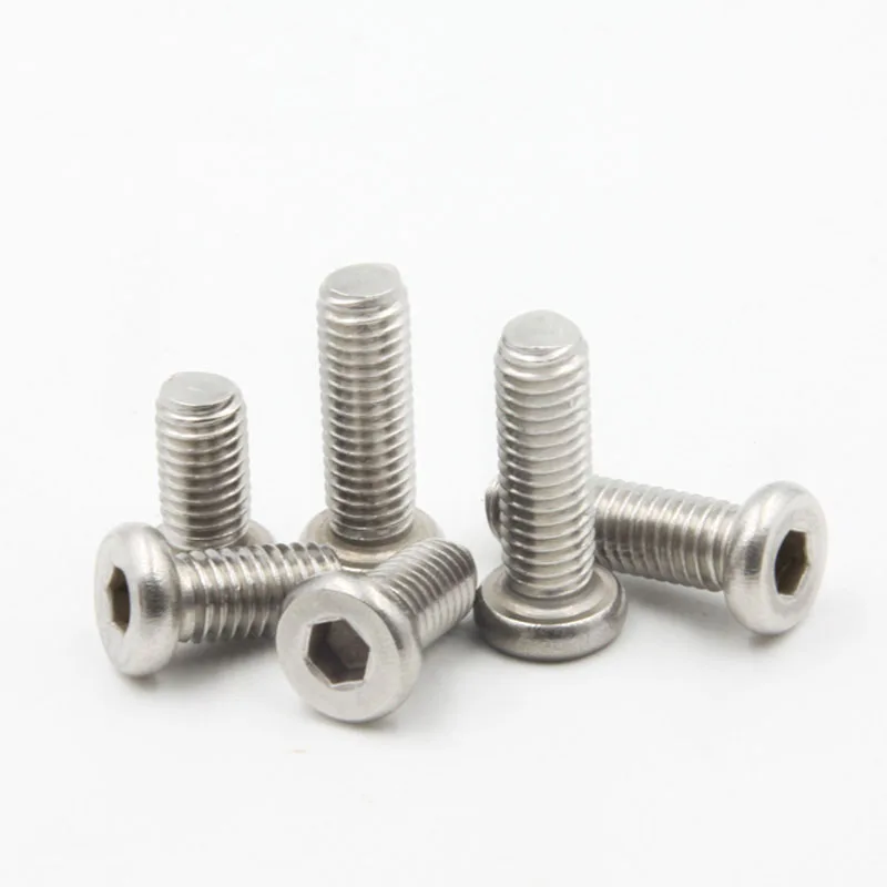 2PCS-M6*70/80/90/100/110 304 Нержавеющая стальные изделия для мебели/Плоская Круглая головка