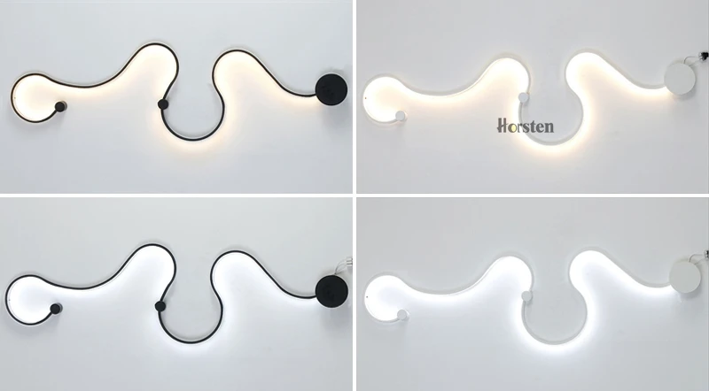 Creative Postmodern Minimalist LED Wall Light Personalized Nordic Wall Lamp For Bedroom Living Room Corridor Hotel Restaurant (12)