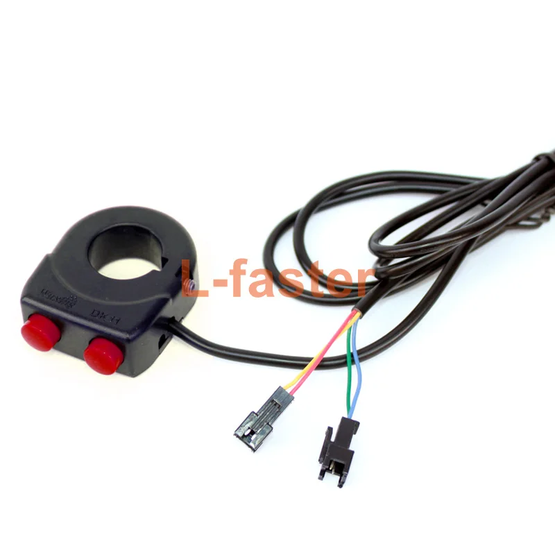 Электрический свет для велосипеда кнопочный переключатель электрический скутер рожок кнопочный переключатель электрический переключатель для головной светильник или Рог Wuxing Button Swicth