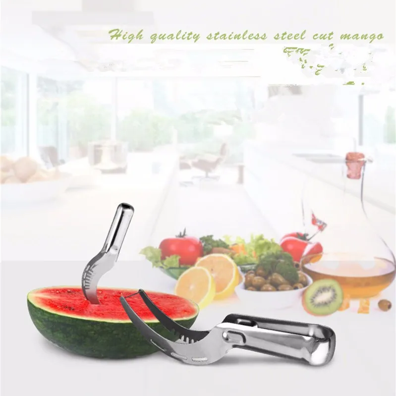 Кухонный инструмент, профессиональный дынный нож из нержавеющей стали для фруктовой воды, резак, слайсер, сервак, разветвитель, арбуз, Cantaloupe