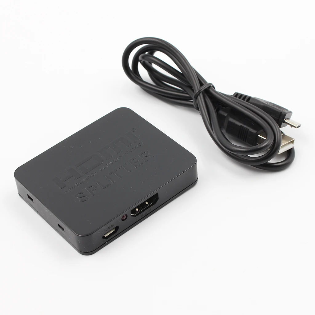

4K Full HD 1080P HDMI Splitter HDMI Switcher 1 to 2 Split Dual Display for DVD HDTV PS3