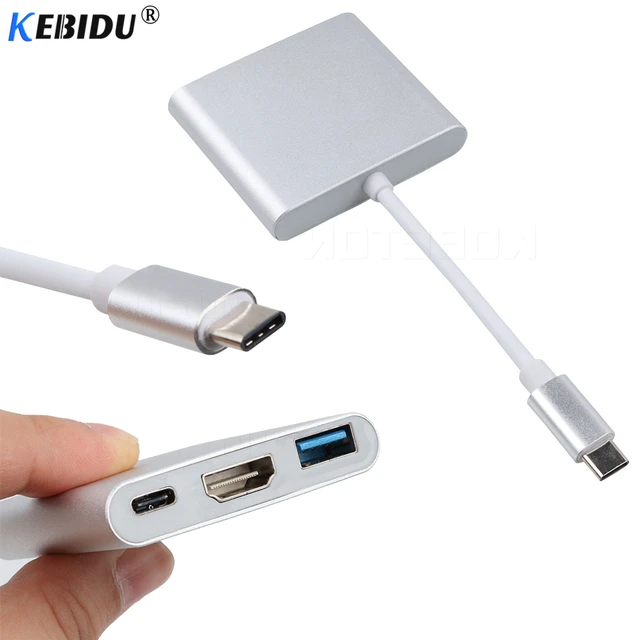 Kebidu Usb 30 Type C To Hdmi 4k Adapter Converter Male To Female