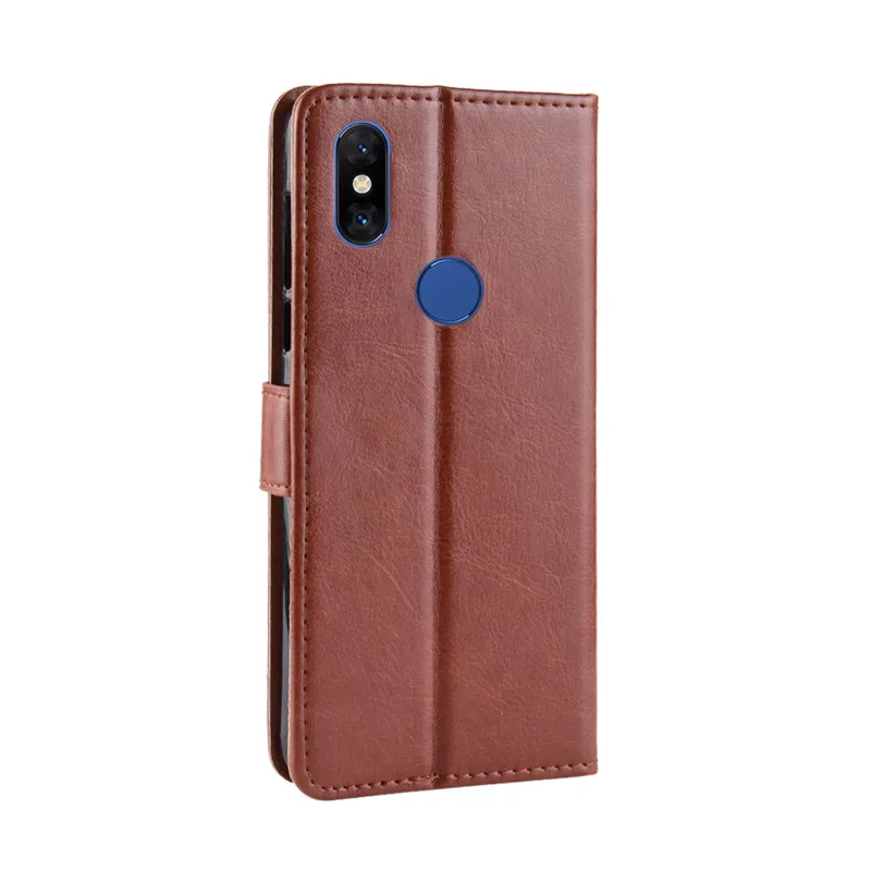 Чехол книжка для Xiaomi Mi Mix 3 Роскошный кошелек из искусственной кожи задняя крышка