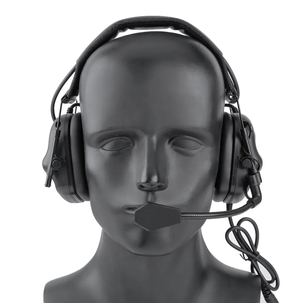 Tactical Headset Hunting Airsoft Headphones Military Shooting Headset