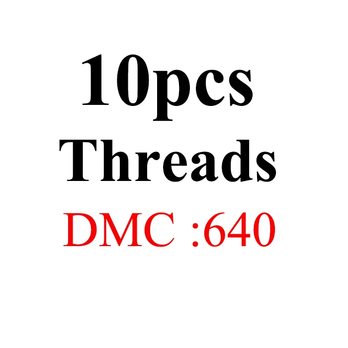 1.2m10pcs-DMC640 Золотое панно, разноцветное DMC613-725 10 шт./партия 1,2 м длина нить крестиком Хлопок Шитье, моток пряжи вышивка нить наборы - Цвет: 1.2m10pcs-DMC640