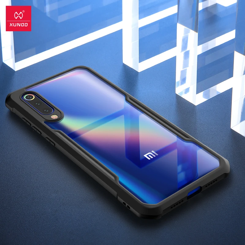 

For Xiaomi Mi 9 Mi 9 SE Phone Case XUNDD Airbag Shockproof Case 360 Full Protective Back Cover for Mi9 Mi9 se Case With Strap