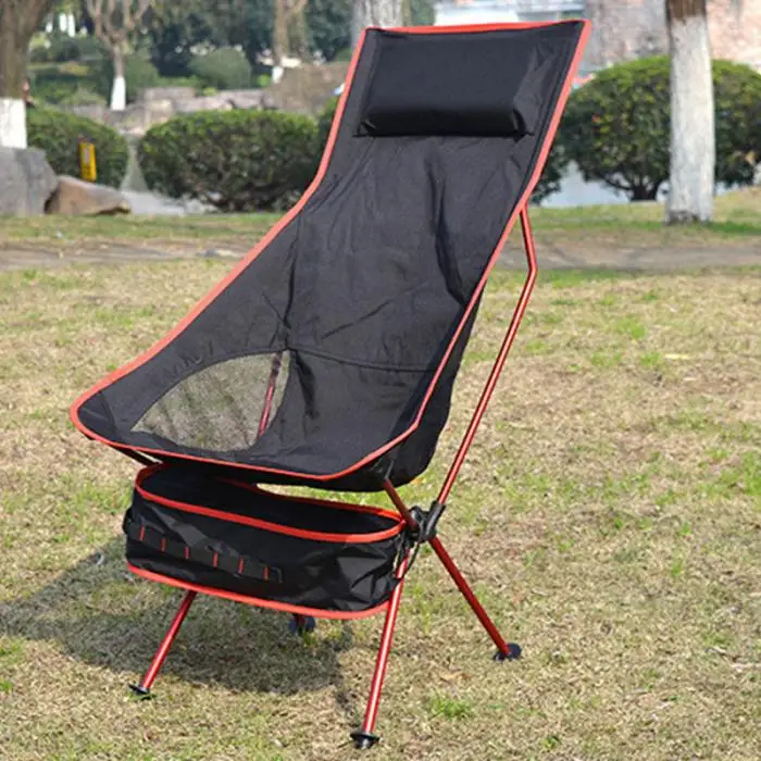 Newly Outdoor Ultralight Foldable Chair with Storage Bag for Camping Fishing 19ing