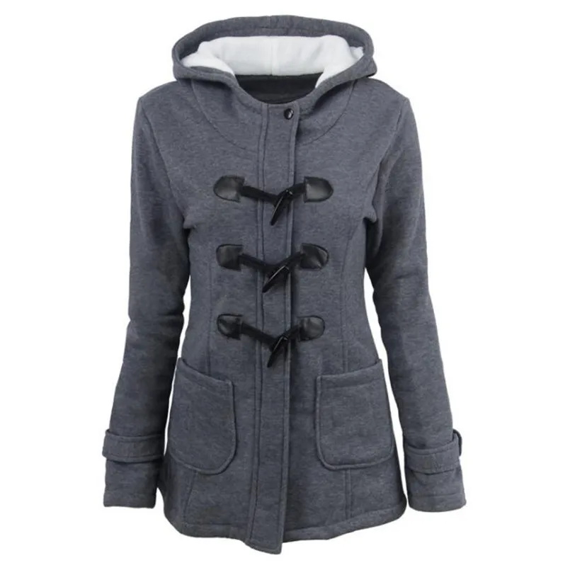 Женское пальто с капюшоном размера плюс S ~ 6XL 2018 повседневное женское женская