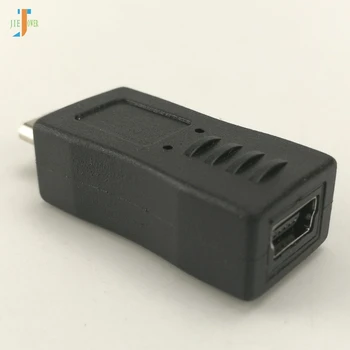 

USB Micro 5Pin Male To Mini 5Pin Female 90 Degree Angle Left Right Angle Adapter Converter Micro USB Converter 1000pcs/lot