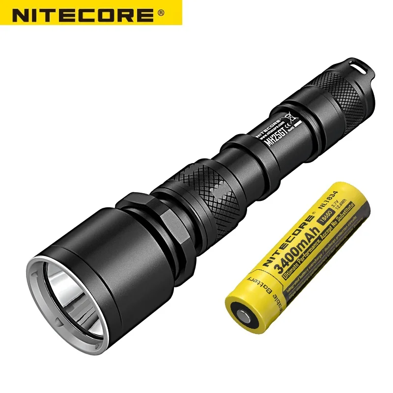 NITECORE MH25GT Водонепроницаемый 1000LM тактический фонарь CREE XP L HI V3 светодиодный