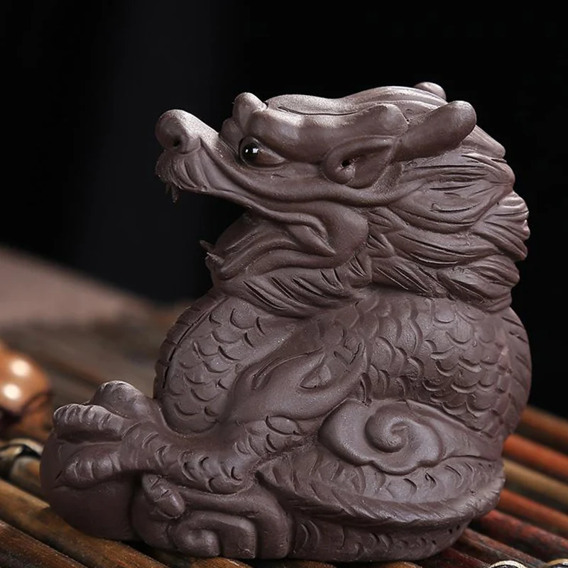 Чайные фигурки Yixing Zisha для домашних животных декор на удачу китайская фигурка из