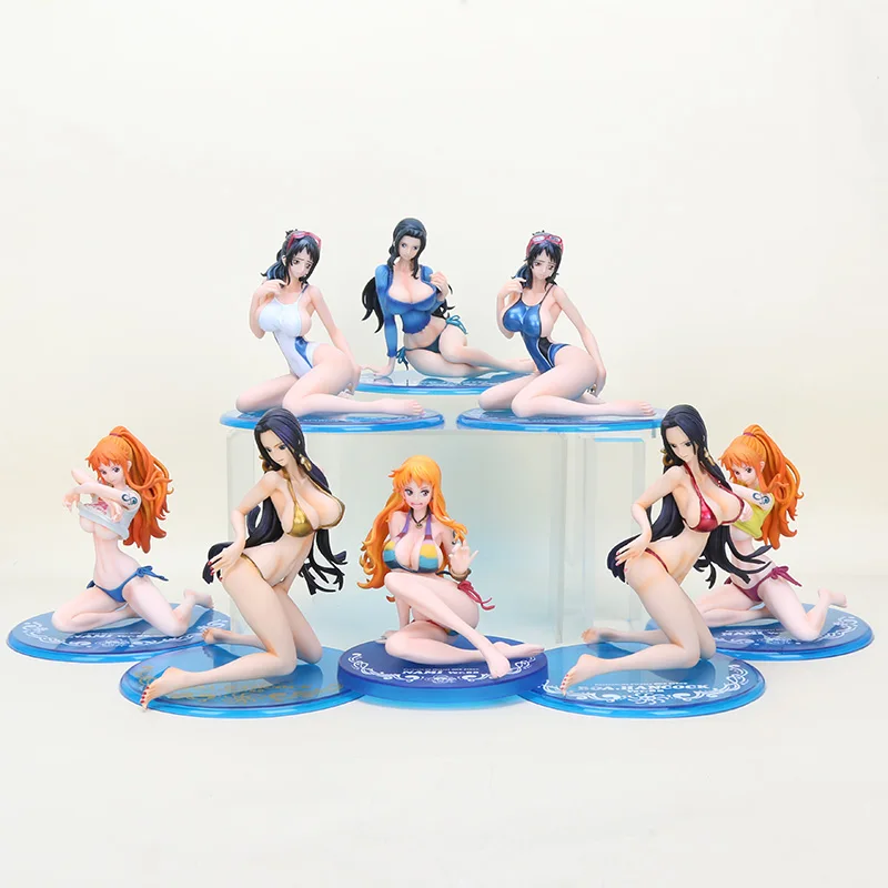 Аниме One Piece Nami Nico Boa Hancock Ver. BB Limitada коллекционная игрушка Modelo Boneca PVC Figuras Presentes Menino |