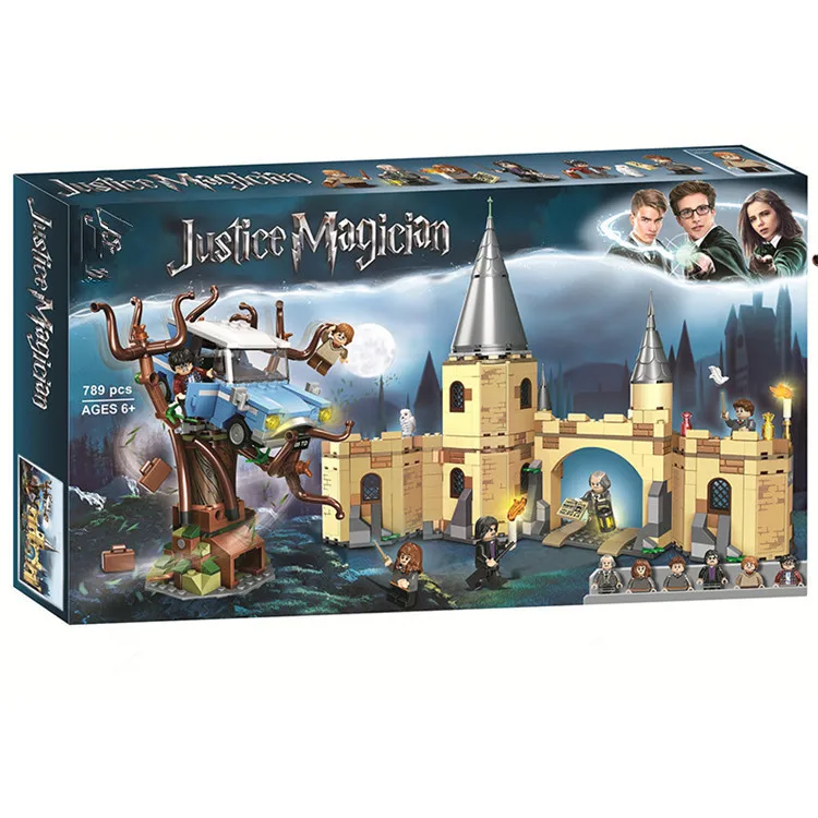 

Harri Potter Series Hogwarts Whomping Willow Building Blocks 843pcs Brick Toys Compatible With Movie 75953