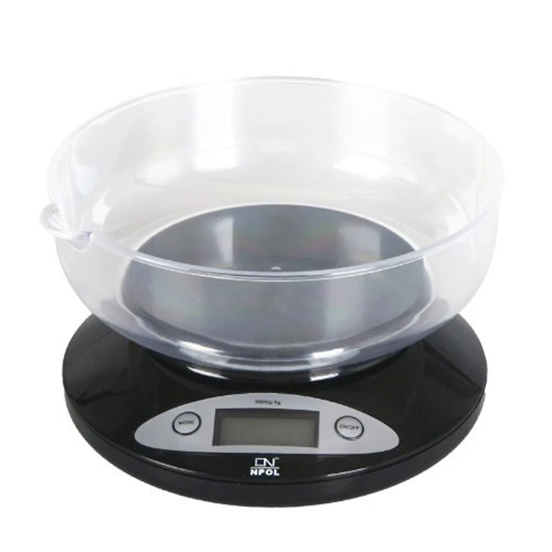 Electronic Digital Food Parcel scale with LCD display backlight bowl