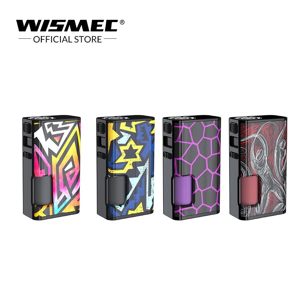 Wismec Luxotic Surface 80W Luxotic Surface Box MOD With 6.5ml Bottle Fits KESTREL Tank Electronic Cigarette Vape box mod