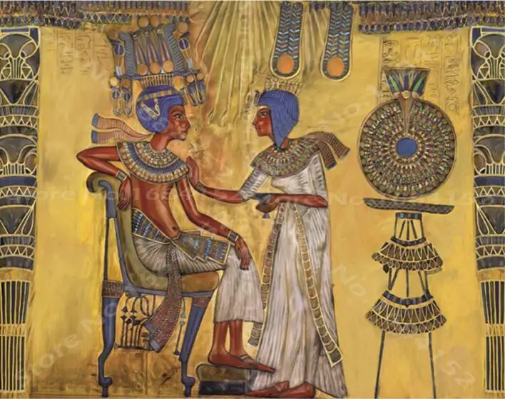 Полная квадратная дрель 5D DIY алмазная живопись Древний Египет пара 3D вышивка бисером узорная вышивка крестиком Мозаика домашний декор A522 - Цвет: 2